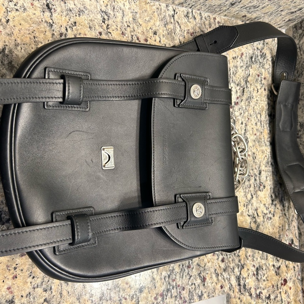 Black Leather Men's Bag